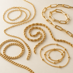 Gold Tone Chains jewelry making supplies
