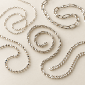 Silver Tone Chains jewelry making supplies